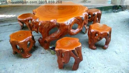 bàn ghế đá giả gỗ đẹp tp Hồ Chí Minh