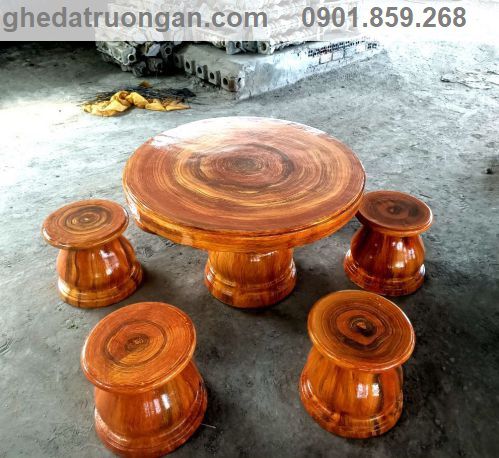các mẫu bàn ghế đá gải gỗ ưa chuộng nhất