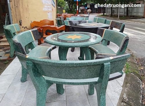 bàn ghế đá Cần Giờ