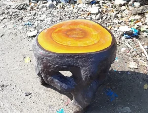 đôn ghế đá giả gỗ