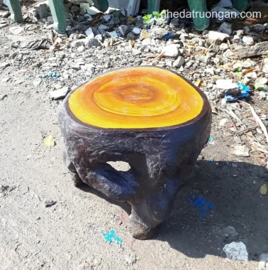 đôn ghế đá giả gỗ